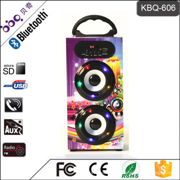 Mini haut-parleur coloré Voptop Portable Srereo subwoofer voiture lecteur mp3 haut-parleur